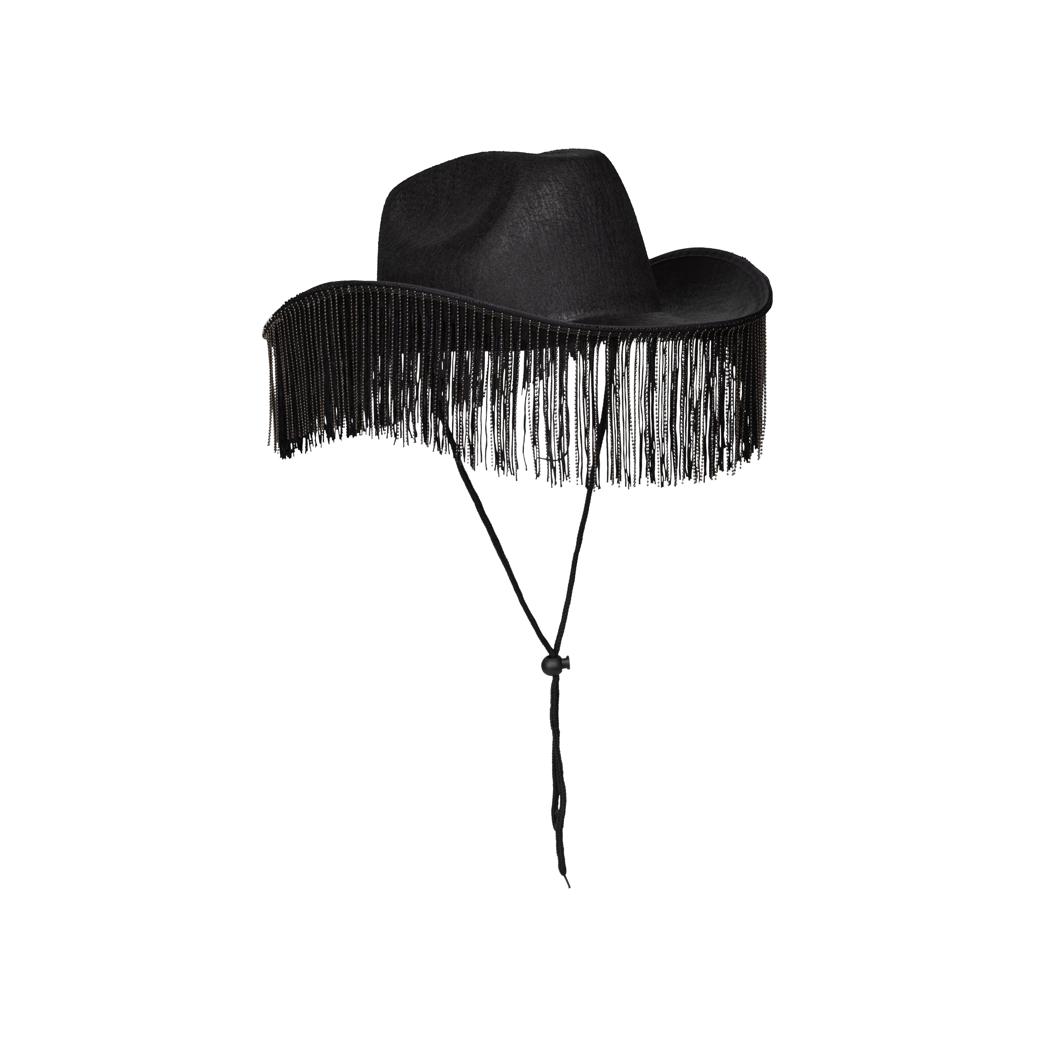 Jessie Ware - Black Fringe Cowboy Hat