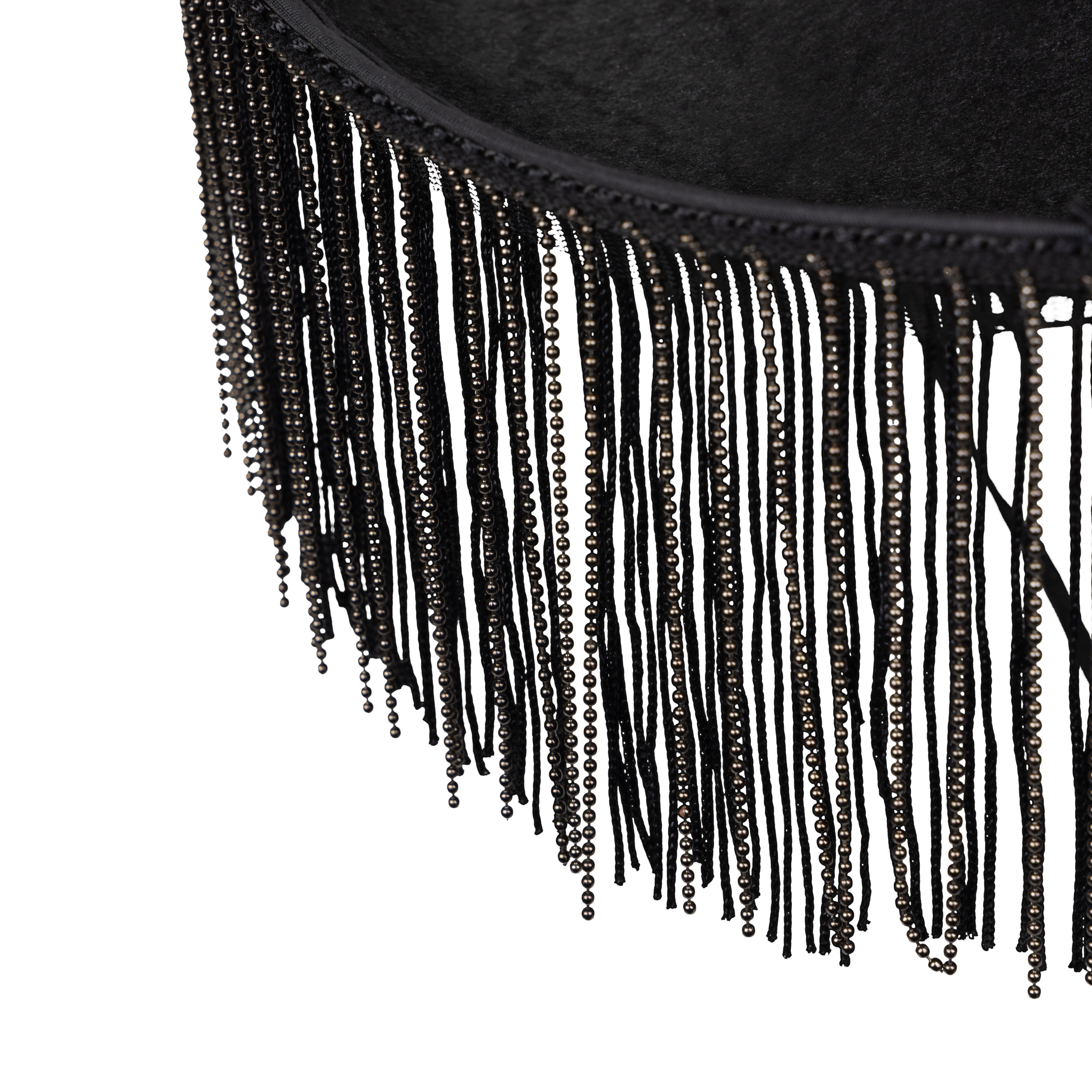 Jessie Ware - Black Fringe Cowboy Hat