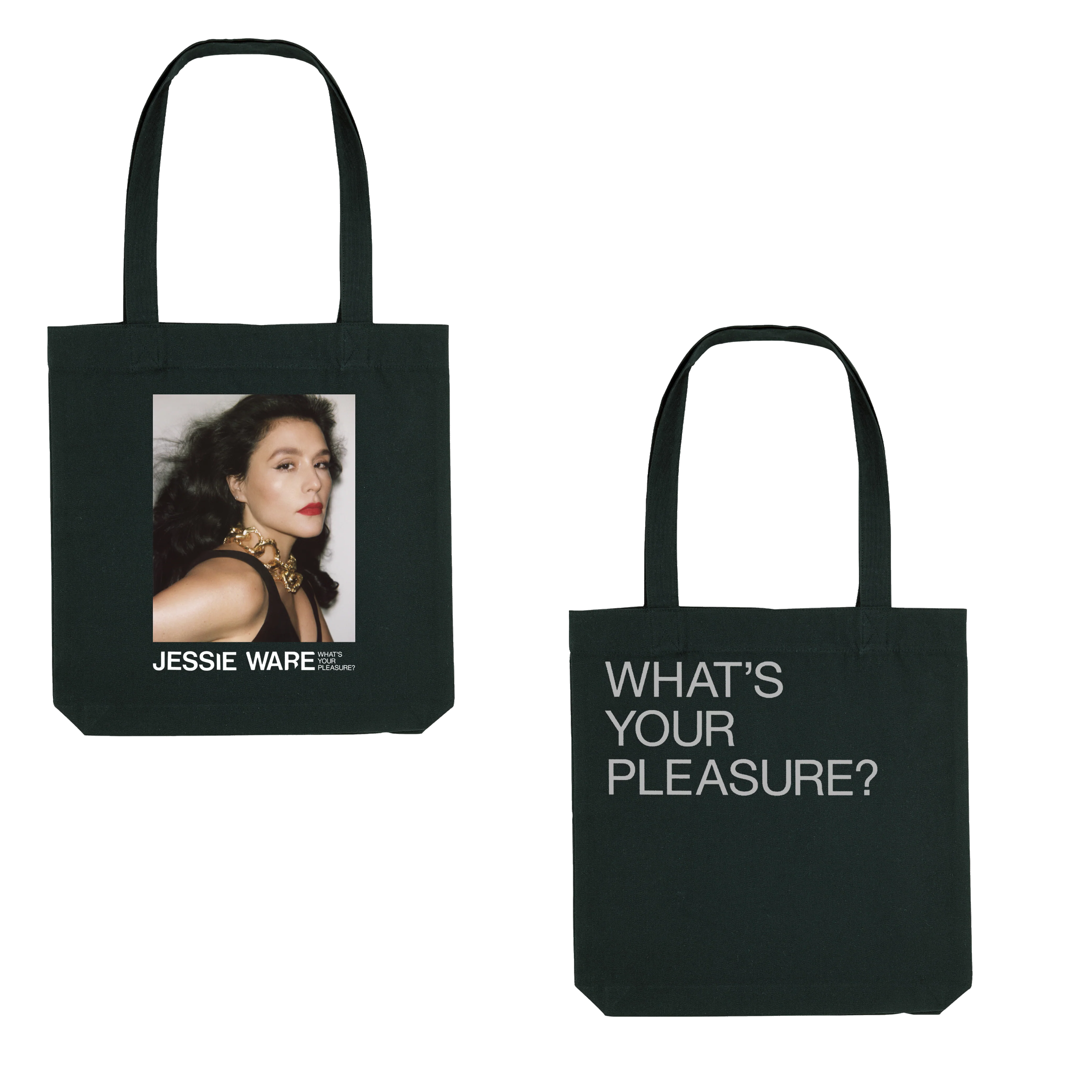 Jessie Ware - Black 'Jessie Ware' Tote Bag